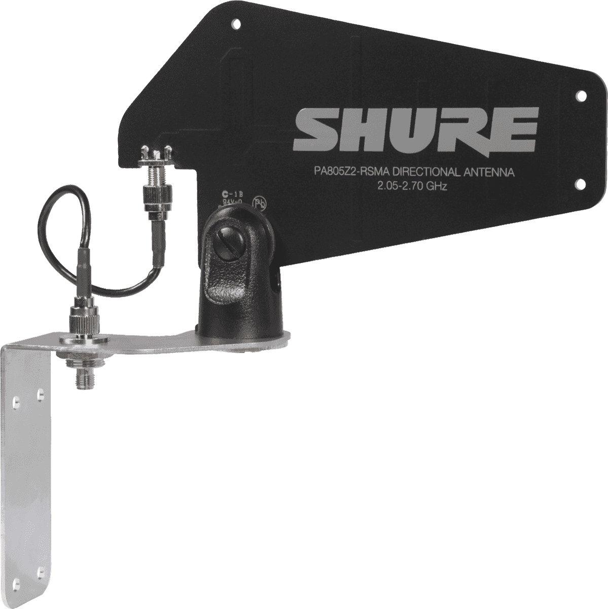 Shure Pa805z2-rsma Wireless Antenna - Shure Glx-d Advanced Pa805z2-rsma Passive Directional (1199x1200), Png Download