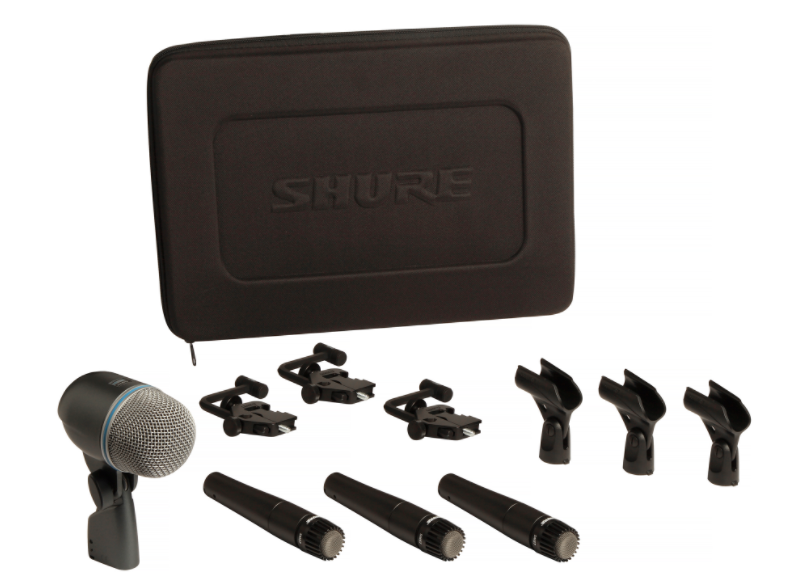 Shure Dmk57-52 Drum Microphone Kit (1000x1194), Png Download