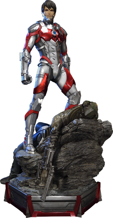 Ultraman Statue (480x928), Png Download