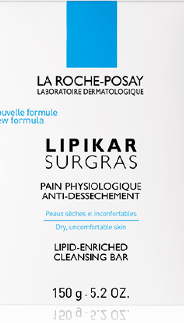 La Roche-posay Lipikar Surgras Cleansing Bar 150g - La Roche Posay - Lipikar Surgras Cleansing Bar (150g/5.2oz) (650x650), Png Download