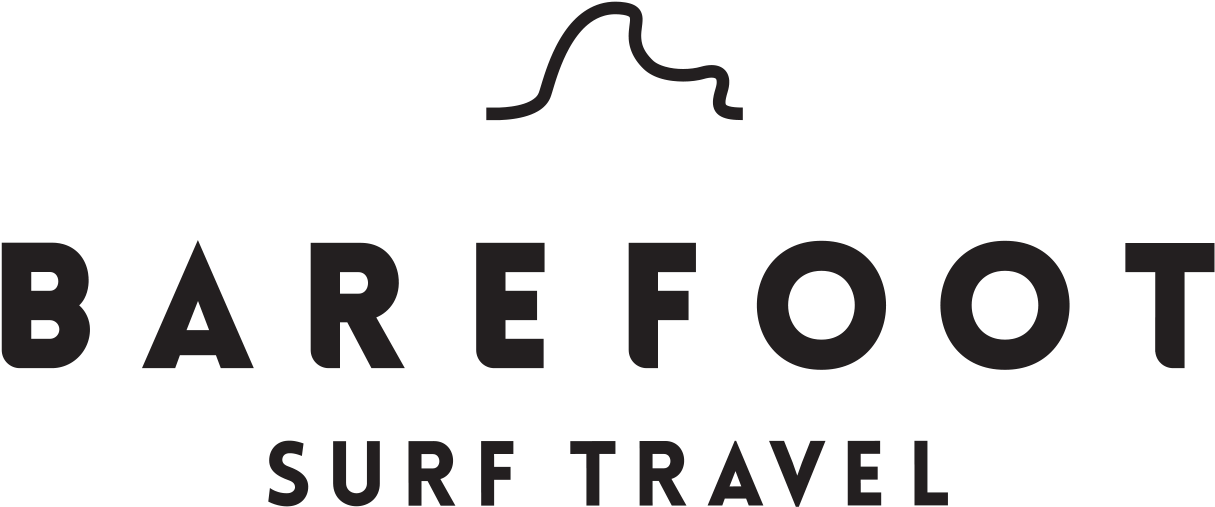 We Help You Surf Better, Faster - Barefoot Surf Travel Logo (1338x543), Png Download