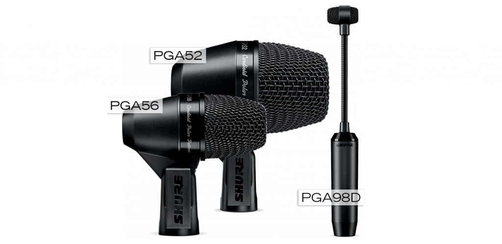 Pga-drum V4 - Shure Pga52 - Dynamic Microphone For Kick Drum (1024x498), Png Download