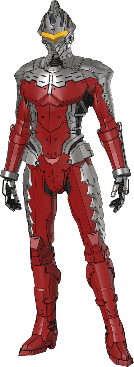 The Design Drawing Of The Seven Suit Set For Animation - Ultraman (431x1181), Png Download