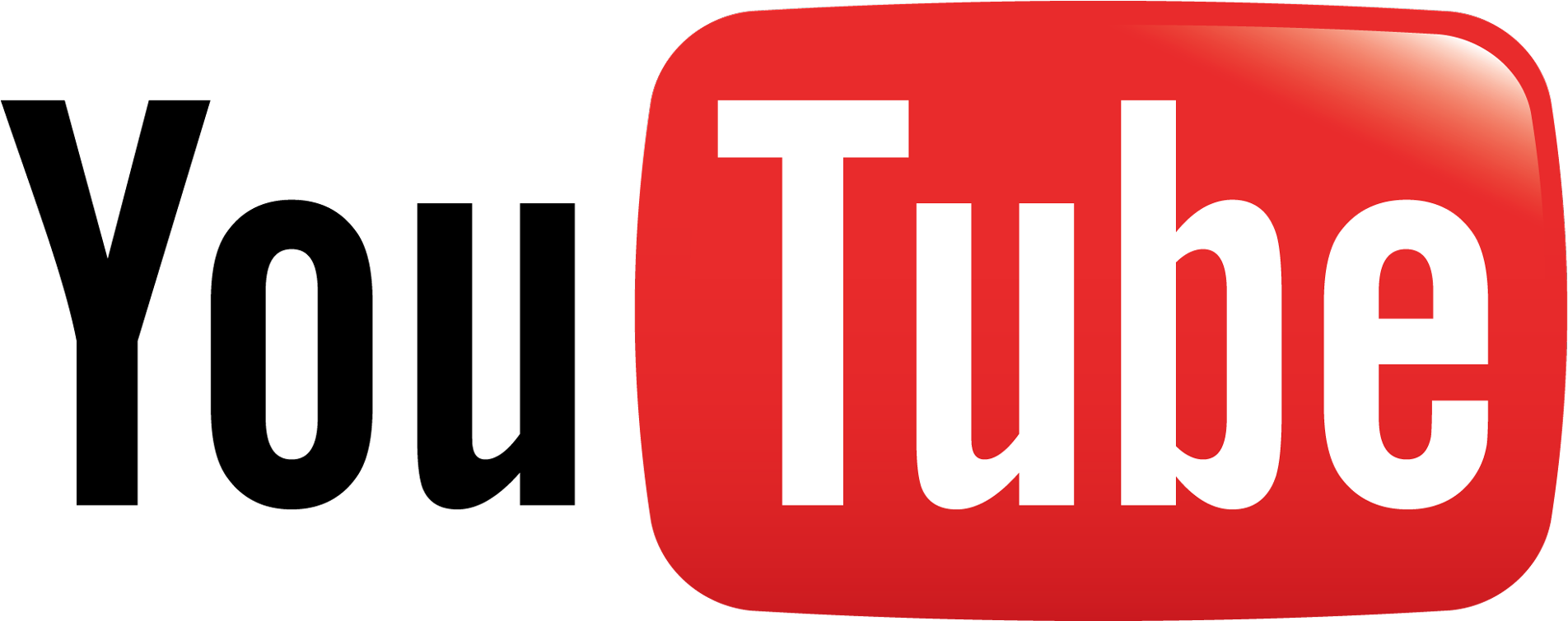 Youtube Logo - Youtube Logo Png (1920x754), Png Download