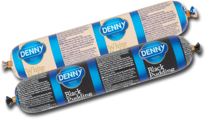 Denny Black/ White Pudding 199g - Dennys Black Pudding (800x800), Png Download