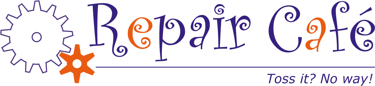 Like Us On Facebook - Repair Café Logo (1561x376), Png Download