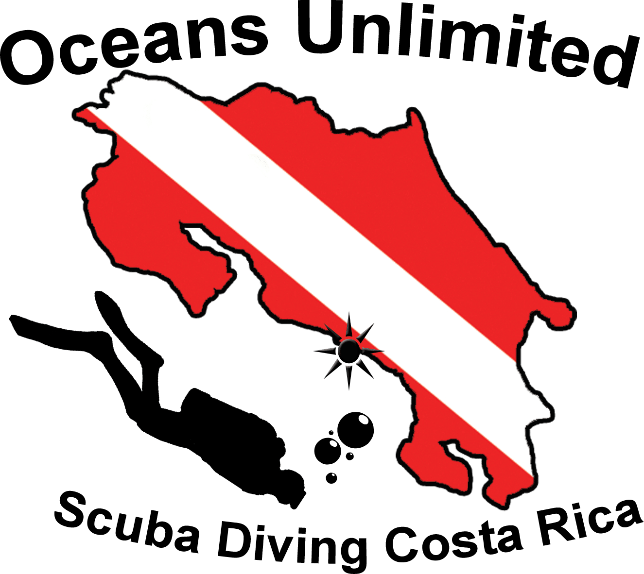 Oceans Unlimited Logo - Oceans Unlimited Costa Rica (1325x1182), Png Download