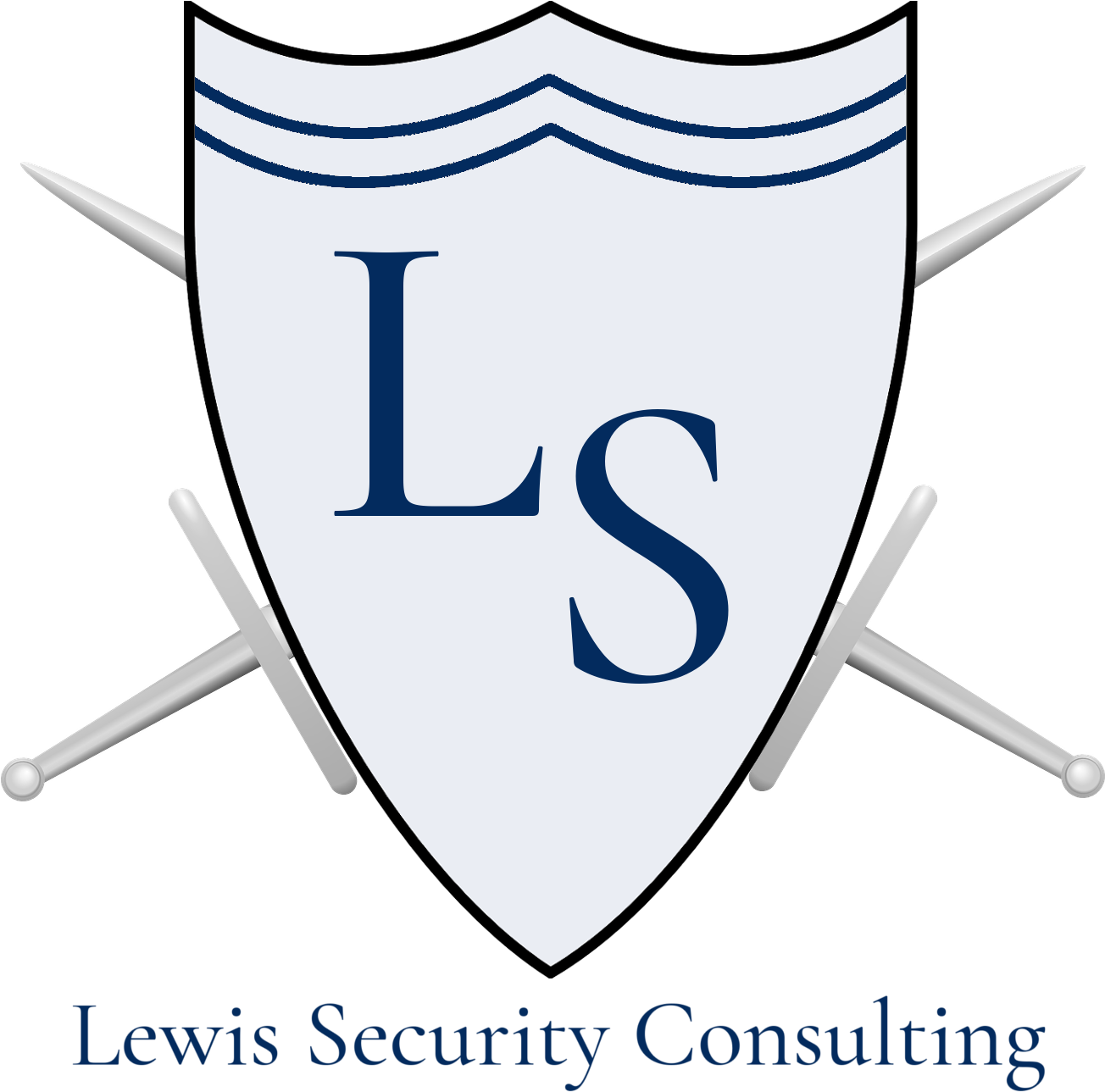 Lewissec Logo Shield Words (1340x1340), Png Download