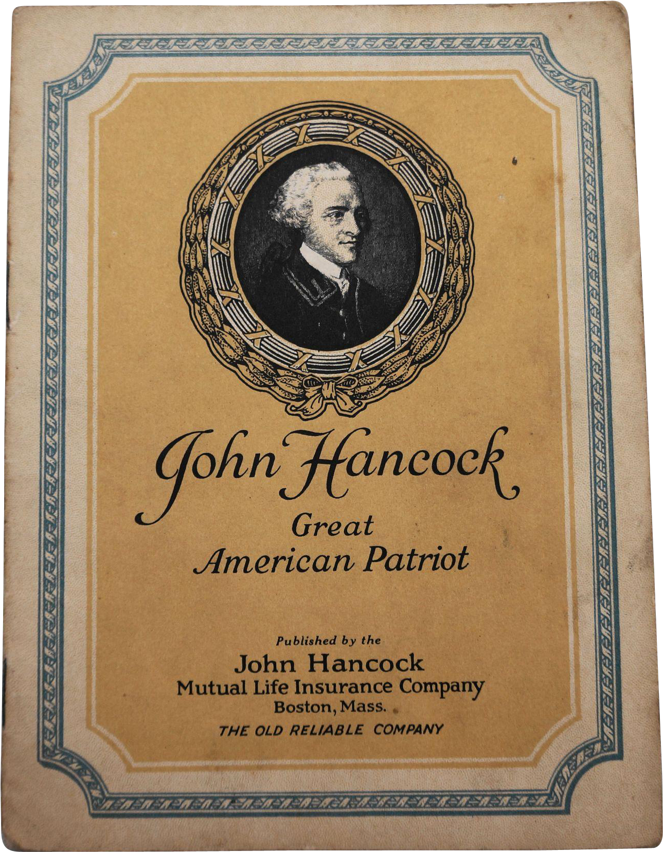 John Hancock Great American Patriot Biography Booklet (1656x1656), Png Download