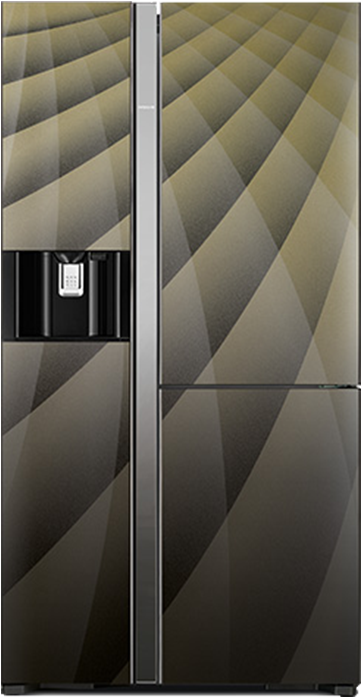 Hitachi Side By Side Refrigerator (1000x778), Png Download