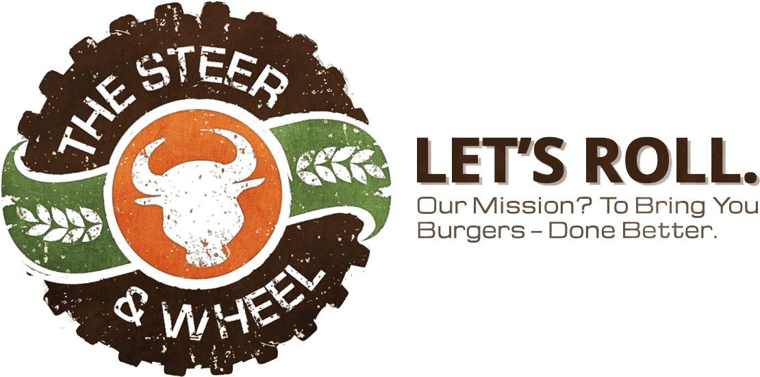 Naturally Local On Wheels - Logo With Wheel (1120x550), Png Download