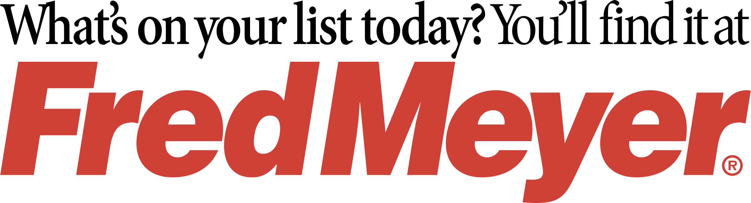 Fred Meyer Logo Png Transparent - Fred Meyer Logo (2400x650), Png Download