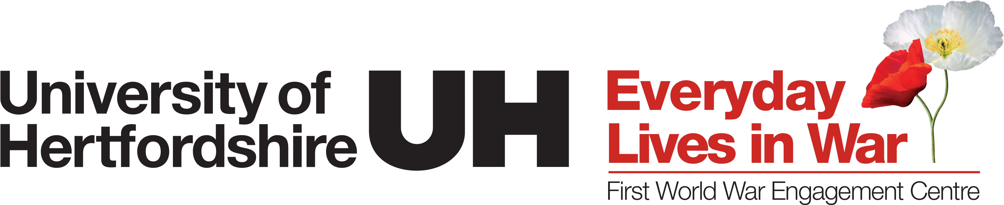 Eliw And Uniherts Logo - University Of Hertfordshire (3621x873), Png Download