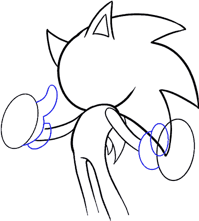 How To Draw Sonic The Hedgehog - Drawing (678x600), Png Download