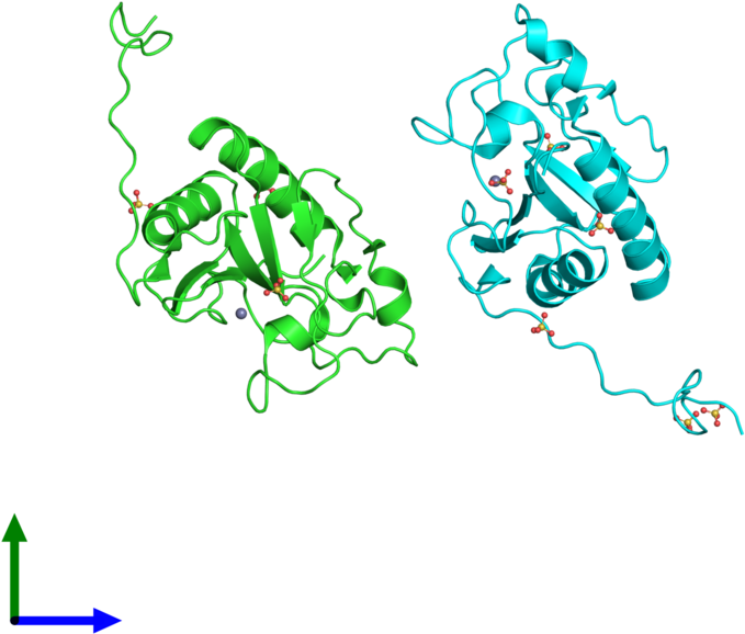 Ribbon Structure Of 3m1n (800x800), Png Download