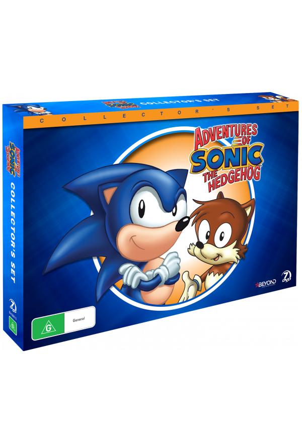 Sonic The Hedgehog Collector's Set - Adventures Of Sonic The Hedgehog Collector's Set (limited (600x851), Png Download