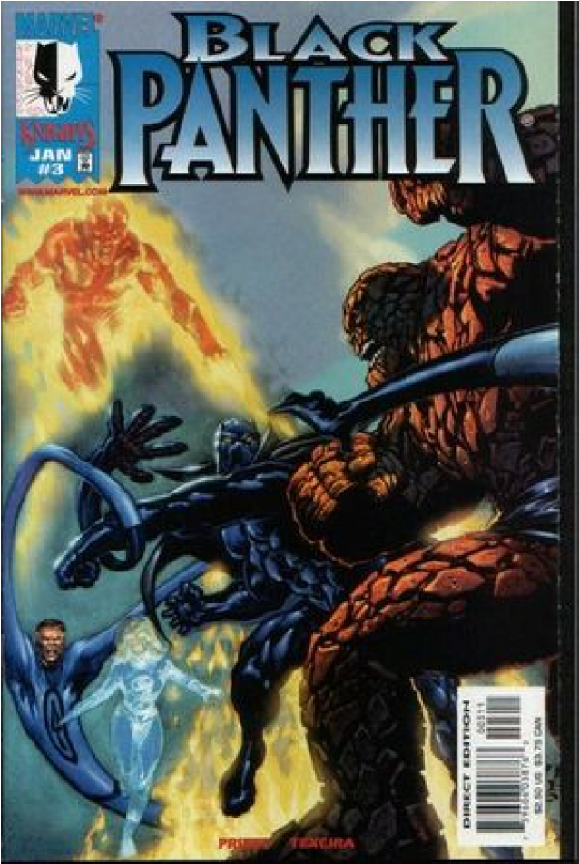 Купете Comics 1999-01 Black Panther - Black Panther (950x950), Png Download
