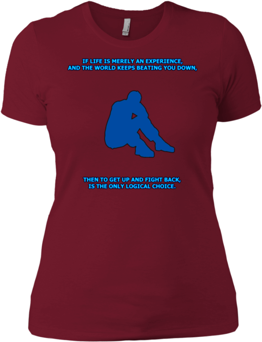 Inspirational Ladies' Nxt Lvl T-shirt - T-shirt (1155x1155), Png Download