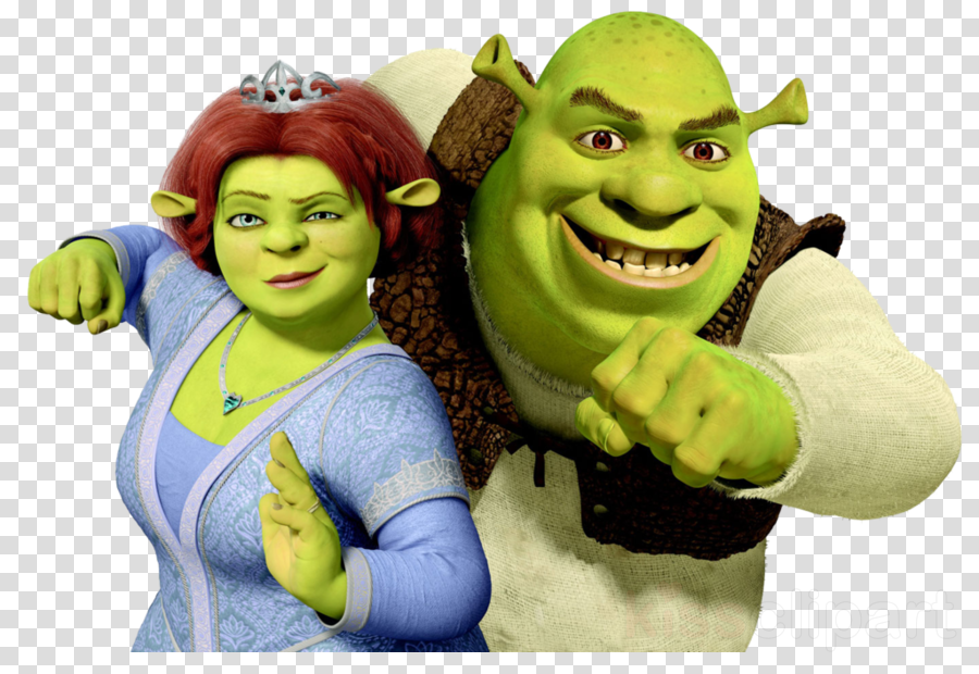 Shrek & Fiona Clipart Princess Fiona Shrek The Musical - Shrek And Fiona (900x620), Png Download