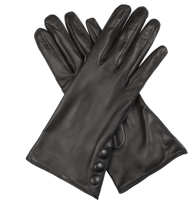 Leather - Cornelia James Celine - Leather Glove With Button Cuff (800x800), Png Download