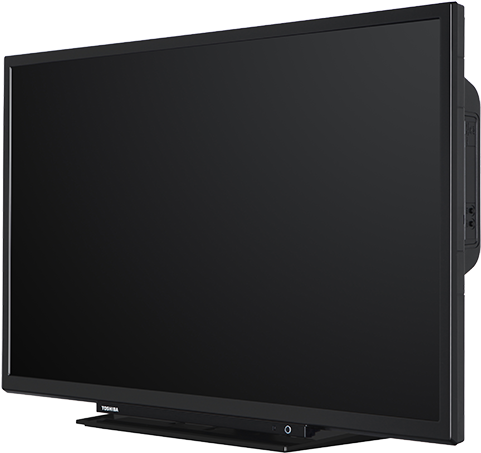 24" Toshiba Hd Ready Dvd Tv Perspective-2 (640x640), Png Download