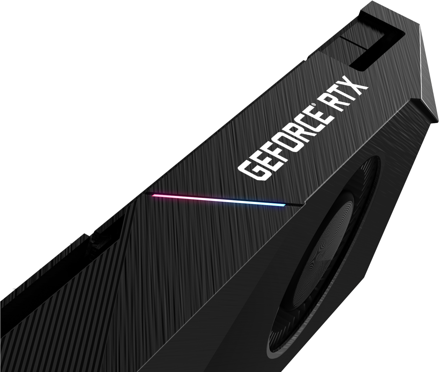 Subtle Lightning - Asus Turbo Rtx 2080 Ti (1512x1279), Png Download