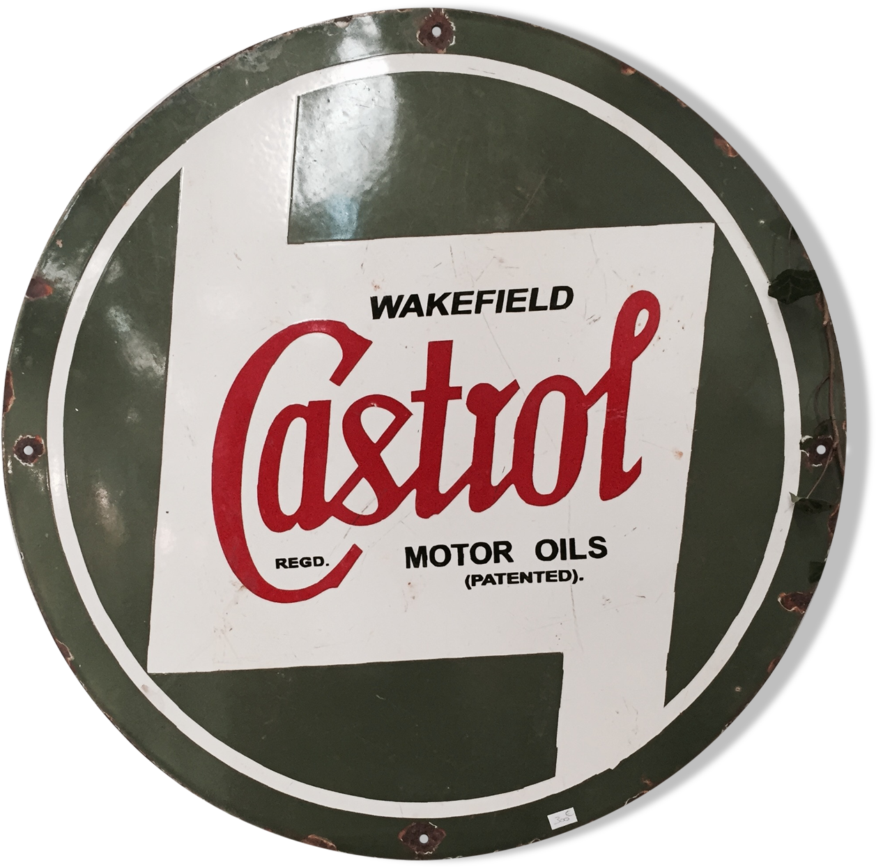 Enamelled Castrol Plate (1457x1457), Png Download