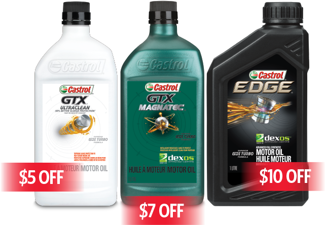 Promo Bottle - Castrol Gtx Magnatec Full Synthetic Motor Oil 6006 (743x476), Png Download