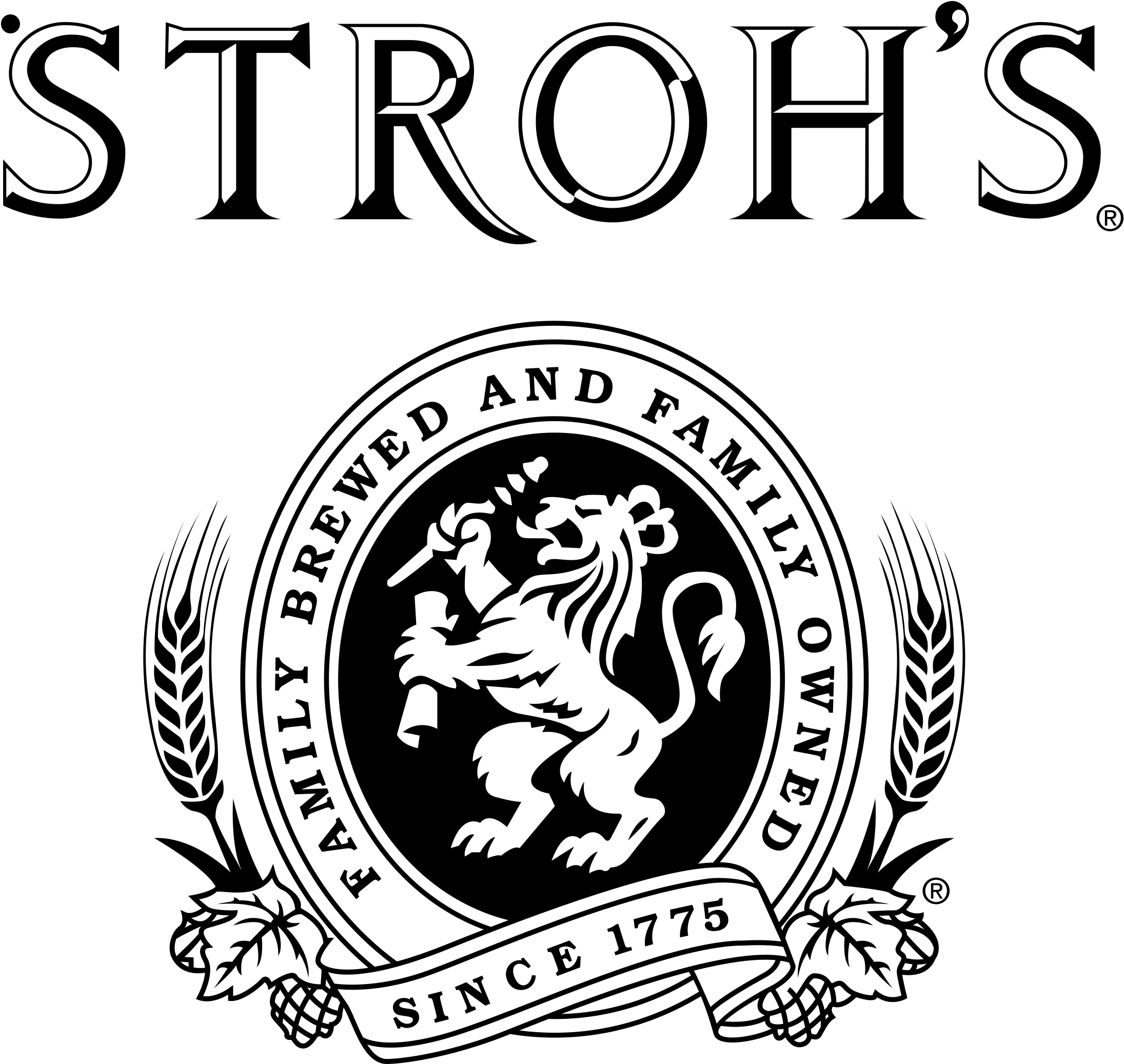 Stroh's Logo Png Transparent - Stroh's Beer - 12 Fl Oz - Free ...