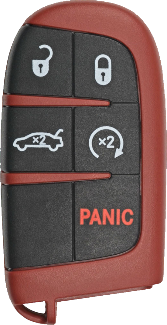 Dodge Tombstone Fcc Id - 2011 Dodge Charger Keys (550x1072), Png Download