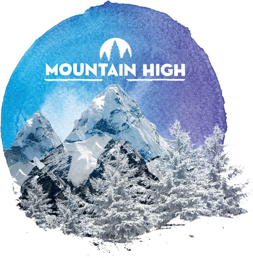Mountain High Logo - Snow (825x842), Png Download