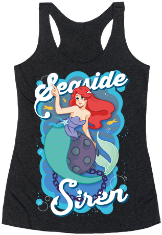 Seaside Siren Racerback Tank Top - Partners In Wine Shirt (484x484), Png Download