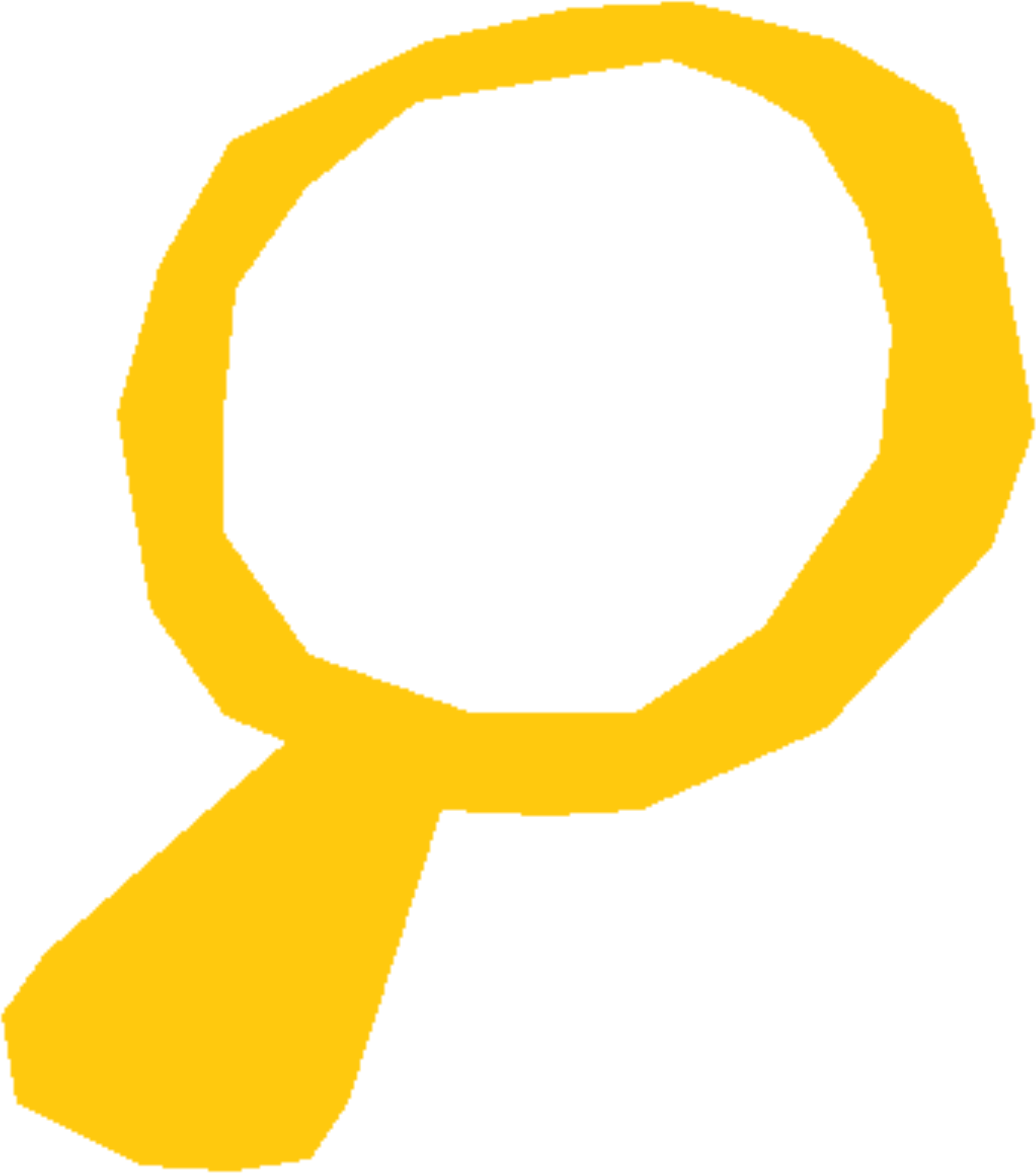 Big Image - Yellow Magnifying Glass Png (1890x2140), Png Download