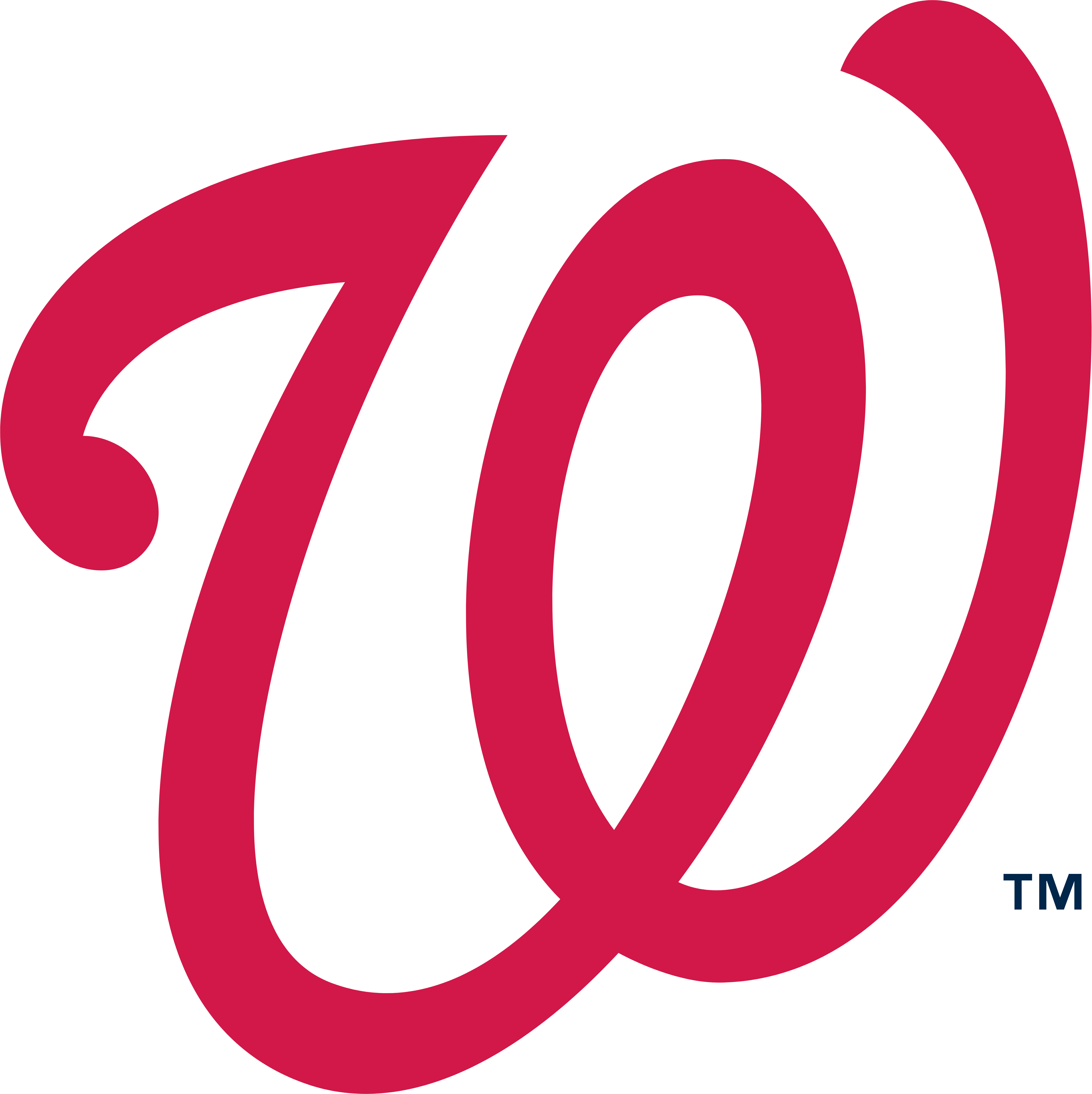 W Nationals Logo - Washington Nationals Logo Transparent (4988x5000), Png Download