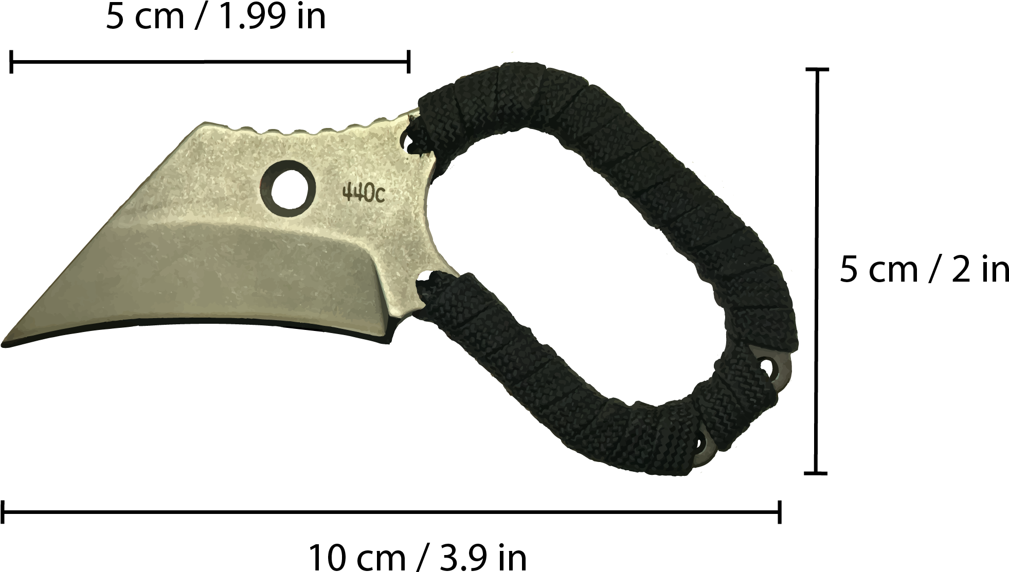 440c Stonewashed Tiger Claw - Tiger (2048x2048), Png Download