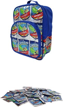 This Company Will Take Your Recycleables And Donate - Capri Sun Pouches (250x500), Png Download