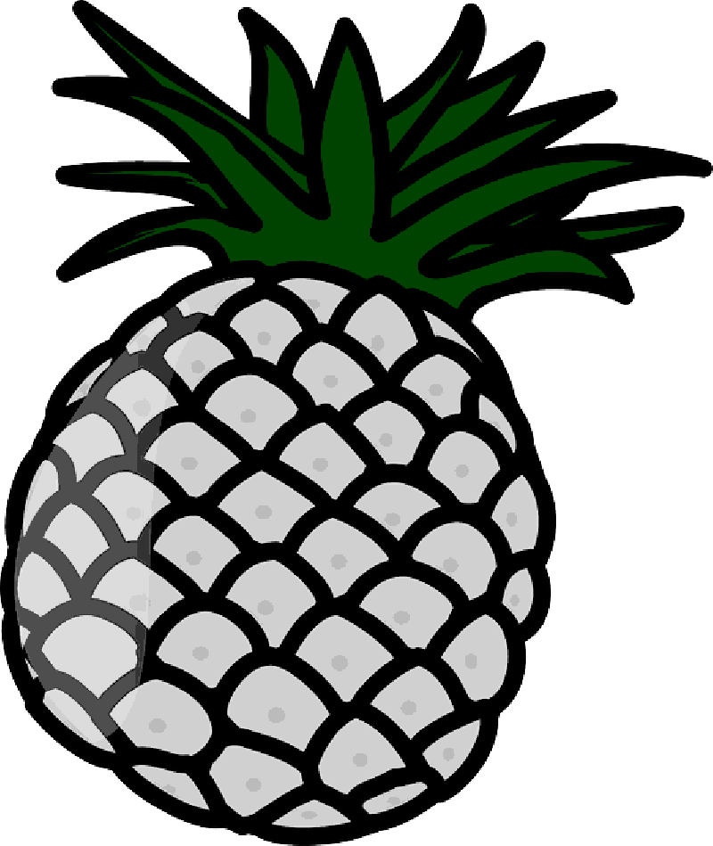 Mb Image/png - Pineapple Fruit Clipart (800x949), Png Download