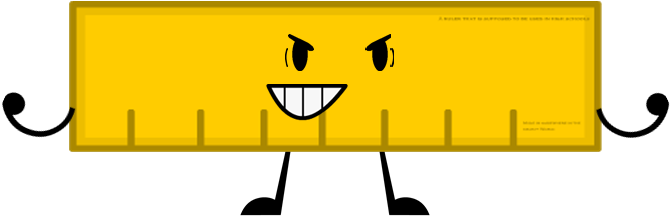 Ruler Ruler - Cartoon (686x216), Png Download