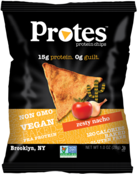 Zesty Nacho Protein Chips - Protes Protein Chips Zesty Nacho 1oz (400x528), Png Download