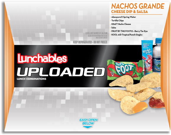 Nachos Grande - Oscar Mayer Food Grocery Lunchables Uploaded Nachos (599x479), Png Download