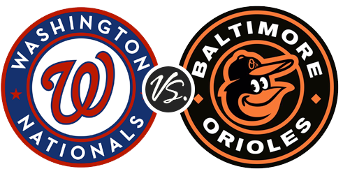 2018 Season Beltway Series - Washington Nationals Logo Transparent (500x250), Png Download