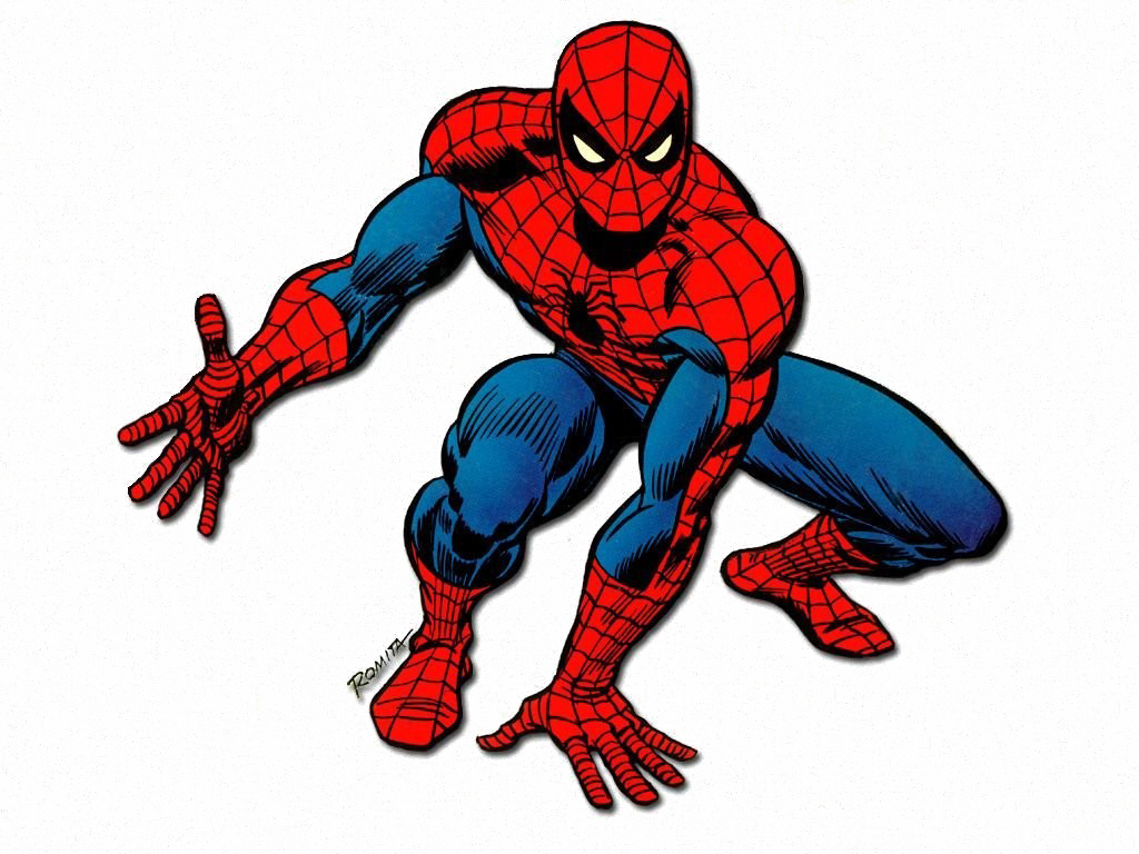 Spider-man Png Free Download - Spiderman Comic Png (1024x768), Png Download