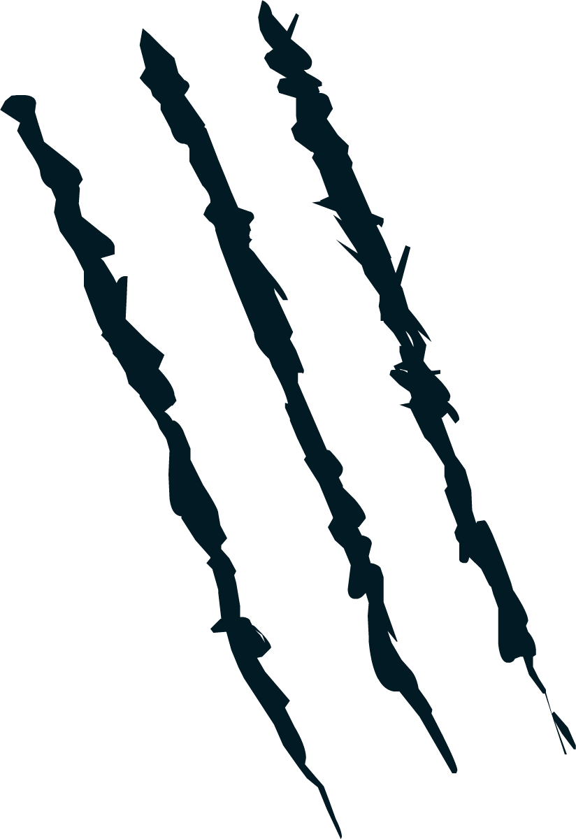 Animal Claw Marks Clipart - Parallel (824x1200), Png Download