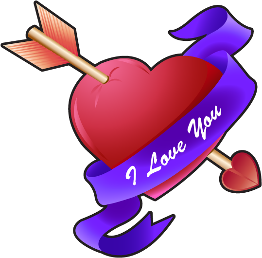 Free Clip Art - Love You So Much (612x596), Png Download
