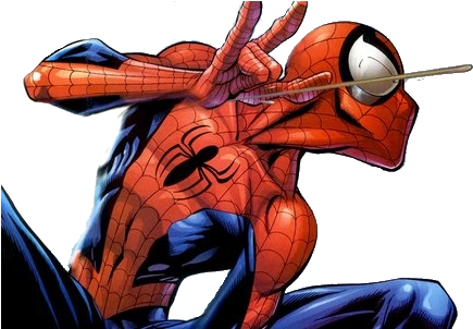 442px Ultimate Spider Man - Bagley Ultimate Spider Man (442x301), Png Download
