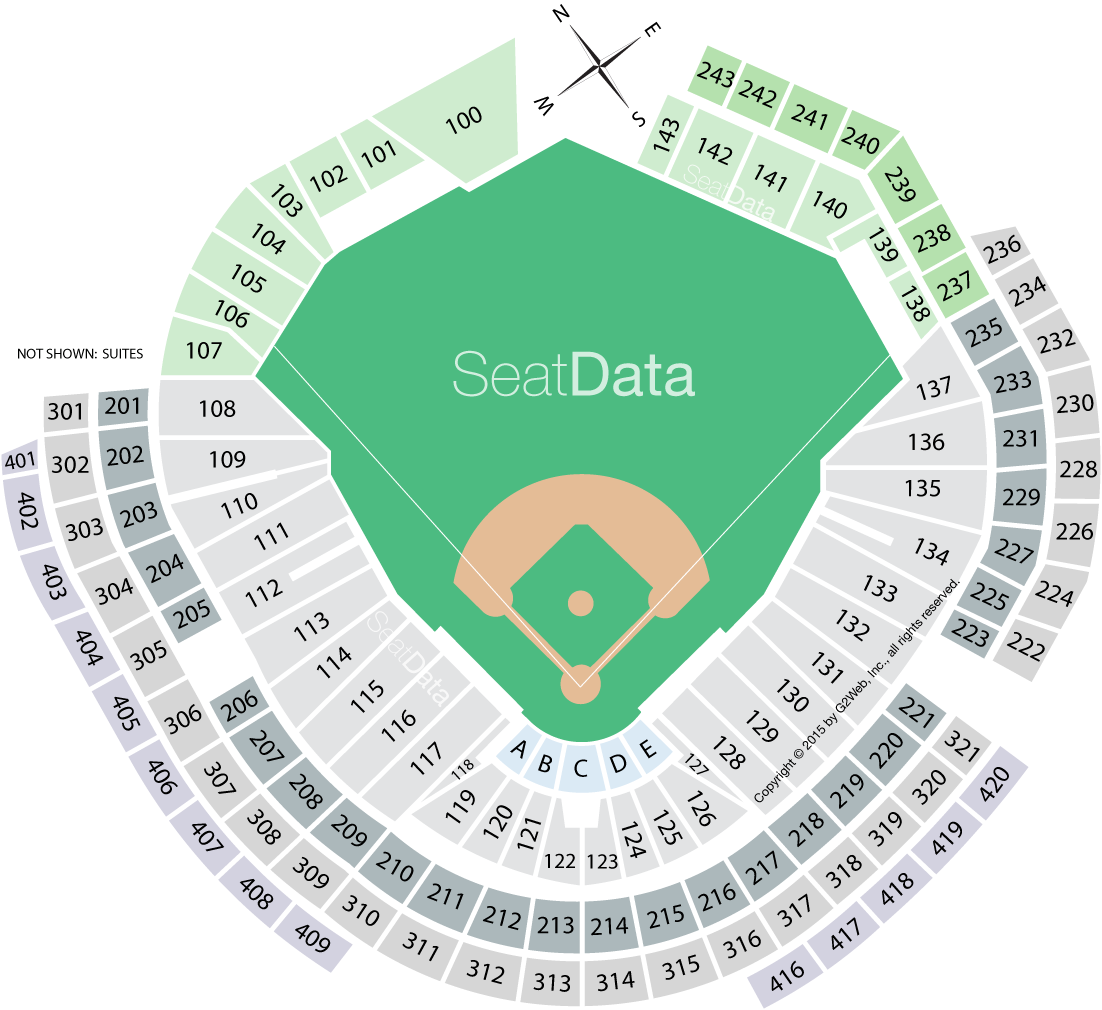Click Section To See The View - Soccer-specific Stadium (1102x1010), Png Download