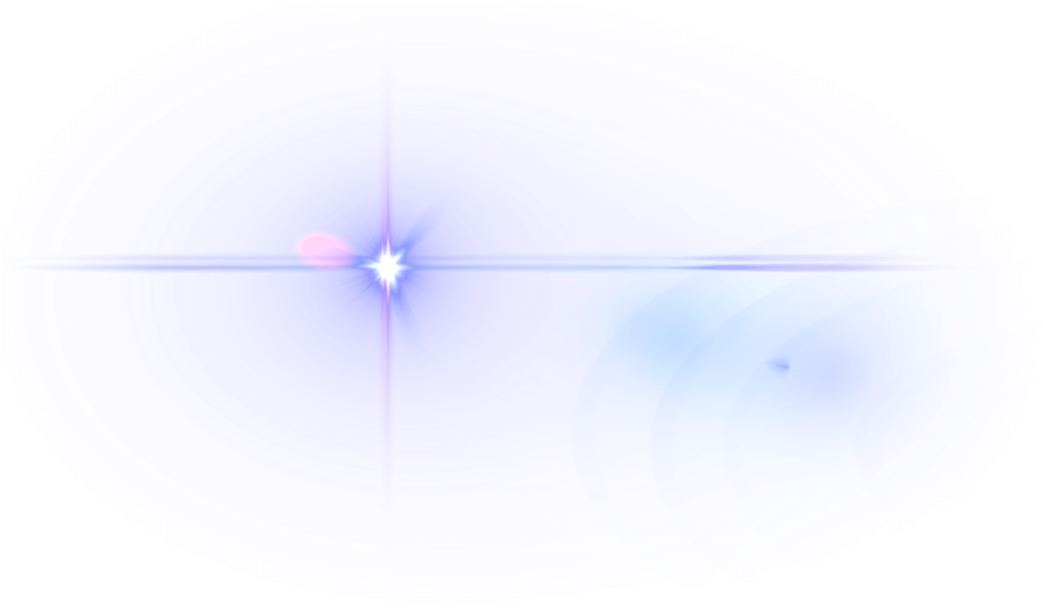 Blue Flare Transparent Background Png - Lens Flare (1024x569), Png Download