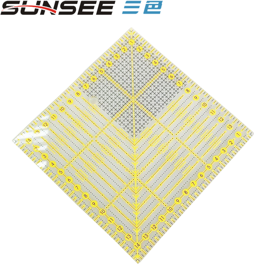 China Mini Ruler, China Mini Ruler Manufacturers And - Triangle (1000x1000), Png Download