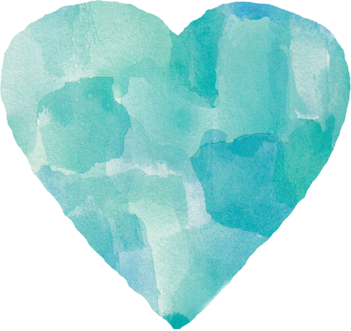 413 Images About Background On We Heart It - Watercolor Heart Clip Art (493x464), Png Download