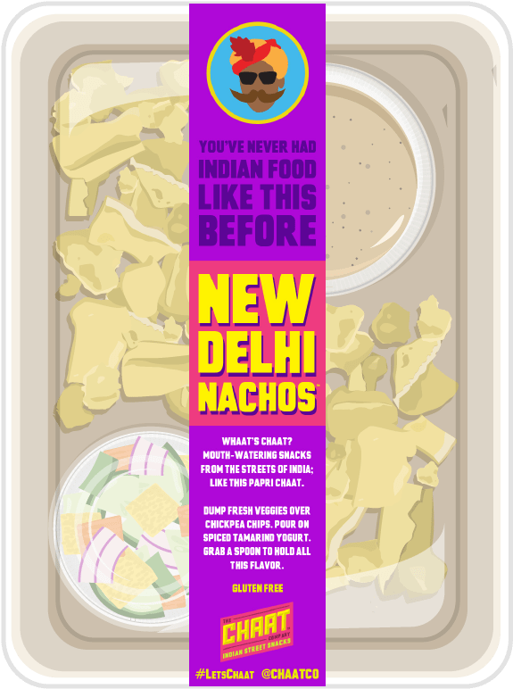 New Delhi Nachos - The Chaat Company, Llc (700x851), Png Download